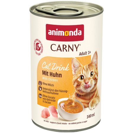 Carny Cat Drink nápoj pre mačky s kuracím mäsom, 140 ml