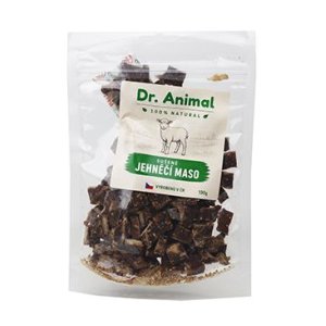 Dr. Animal pochoutka Jehnečí maso čtverečky 100g