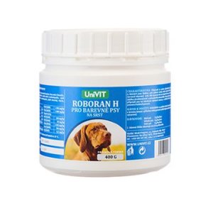 Roboran H pre psov Farebné plv 400g