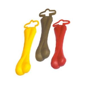 Hračka pes Kosť Vanilková plávacia stredná 12 - 15 cm SP