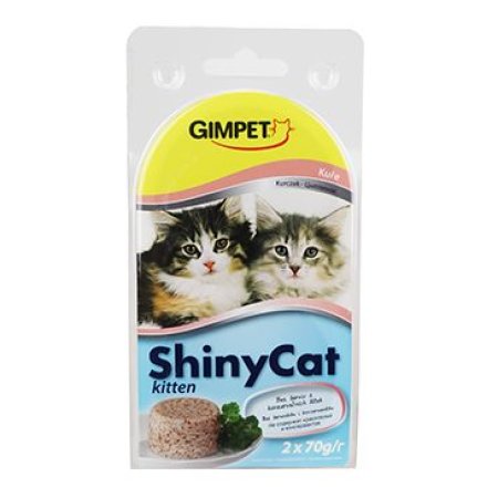 Gimpet mačka konz. ShinyCat Junior kura 2x70g
