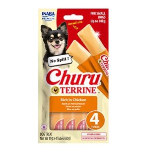 Churu Dog Terrine kuřecí plemena S 4x15g