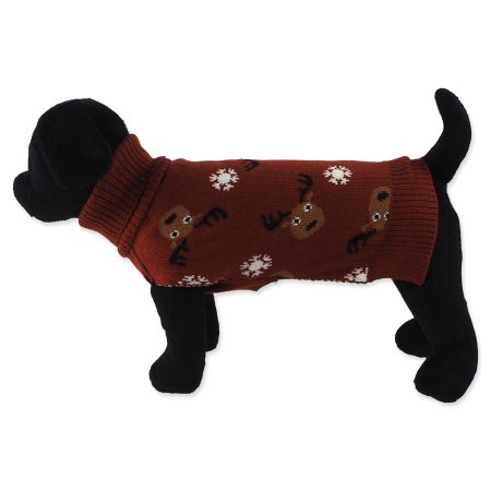 Svetr Dog Fantasy Winter Tale hnědý L