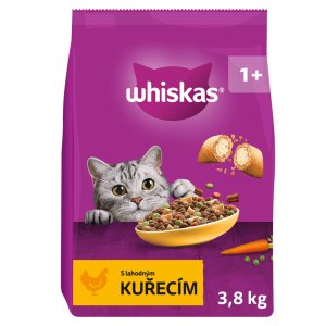 Whiskas granule s kuřecím 3,8 kg