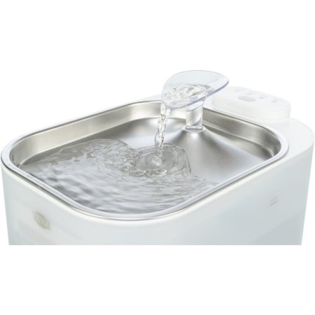 Pítko Aqua Square, 2,5 l/23,5 × 15,5 × 15,8 cm, plast/nerezová ocel, bílé