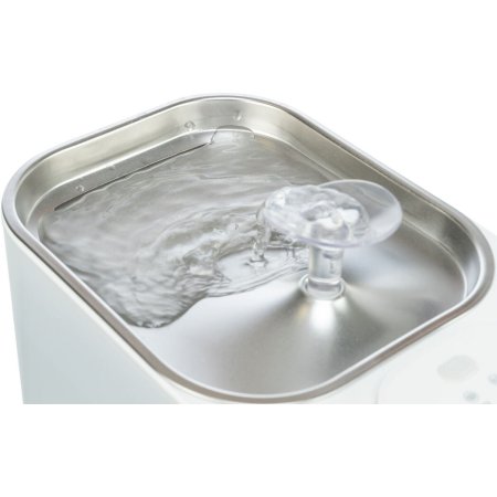 Pítko Aqua Square, 2,5 l/23,5 × 15,5 × 15,8 cm, plast/nerezová ocel, bílé
