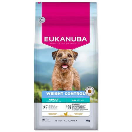 Krmivo EUKANUBA Special Care Adult Small a Medium Weight Control 15kg