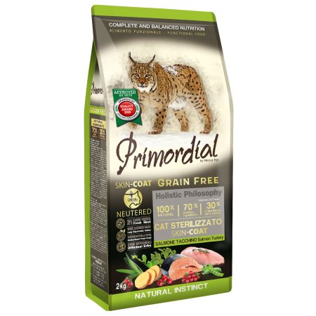 Primordial Grain-Free Cat Sterilizzato Skin & Coat 2kg