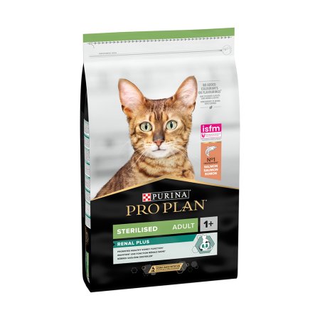 Pro Plan Cat Adult Sterilised Renal Plus losos 10 kg (EXPIRÁCIA 08/2026)