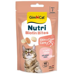 Pochoutka GimCat Nutri Biotin Bites 40g