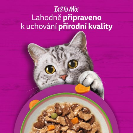 Whiskas kapsička Tasty Mix Chef"s Choice ve šťávě 24 x 85 g