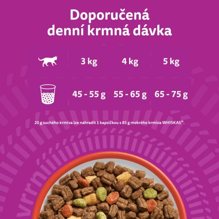Whiskas granule s hovězím 300 g