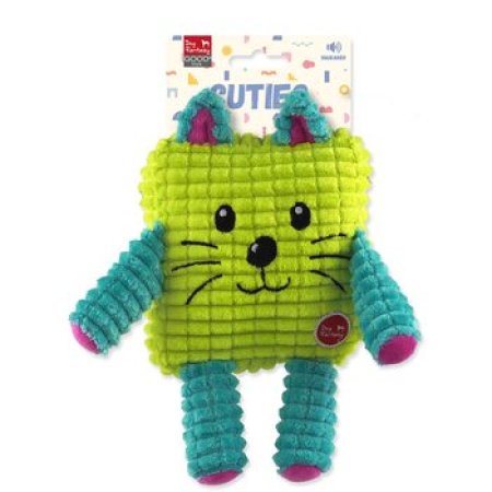 Hračka Dog Fantasy Cuties Čtvercové zvířátko, žluté 12,5cm