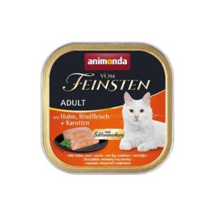 V.Feinsten CORE kuracie, hovädzie mäso + mrkva pre mačky 100g (EXPIRÁCIA 08/2026)
