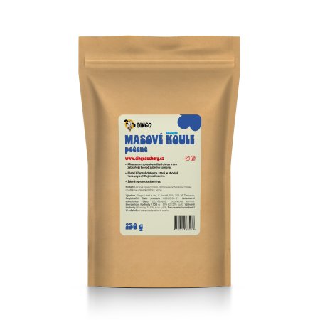 Dingo Mäsové gule pečené 250 g (EXPIRÁCIA 10/2026)