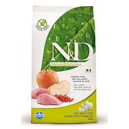 N&D Grain Free DOG Adult Mini Boar & Apple 800g (EXPIRÁCIA 09/2026)