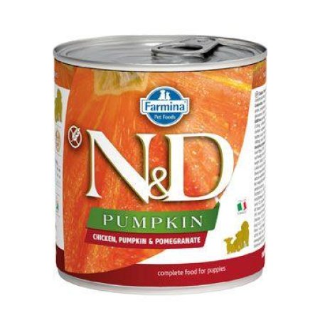 N&D DOG PUMPKIN Puppy Chicken & Granátové jablko 285g (EXPIRÁCIA 10/2026)