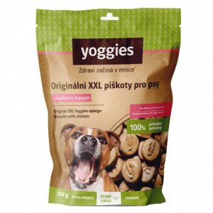 Yoggies Bezlepkové piškóty XXL s kuracím mäsom 250 g (EXPIRÁCIA 10/2026)