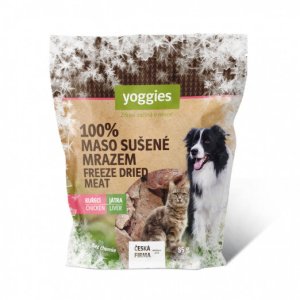 Yoggies Mrazom sušená kuracia pečeň (lyofilizovaná) 85g (EXPIRÁCIA 05/2026)