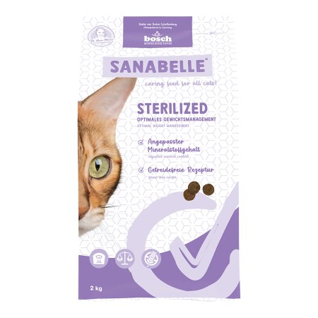Bosch Cat Sanabelle Sterilized 2 kg (POŠKODENÝ OBAL)