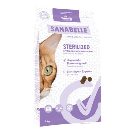 Bosch Cat Sanabelle Sterilized 2 kg (POŠKODENÝ OBAL)