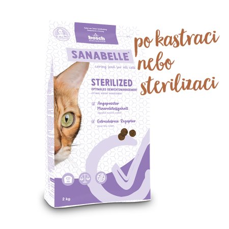 Bosch Cat Sanabelle Sterilized 2 kg (POŠKODENÝ OBAL)