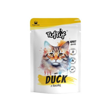 Tuf Tuf Cat Paštika s kachním masem kapsa 300g