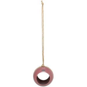 Venkovní krmítko Baňka k zavěšení, ø 12 cm, kov, bobulová