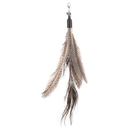 Hračka Flamingo Suuz peří k šidítku mix barev 29 cm