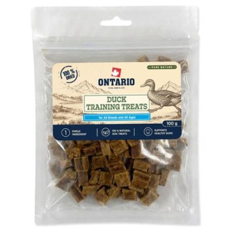 Pochoutka Ontario Pure Nature kachní výcviková 100g