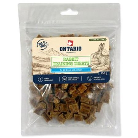 Pochoutka Ontario Pure Nature králičí výcviková 100g