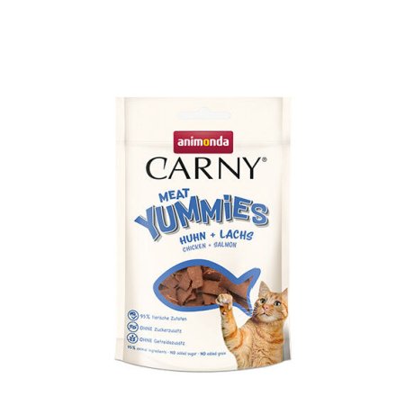 ANIMONDA Carny Adult Meat Yummies - kura + losos 50 g (EXPIRÁCIA 08/2026)