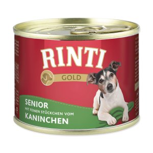Konzerva RINTI Gold senior králik 185g