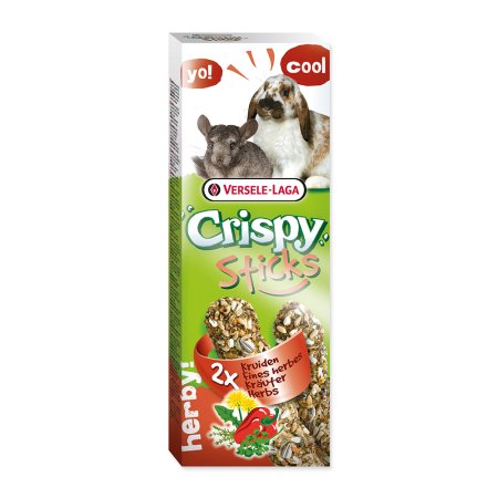Tyčinky Crispy s bylinami pre králiky a činčily