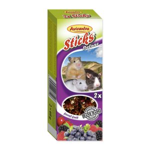 Tyčinky pre malé hlodavce s lesným ovocím 2ks