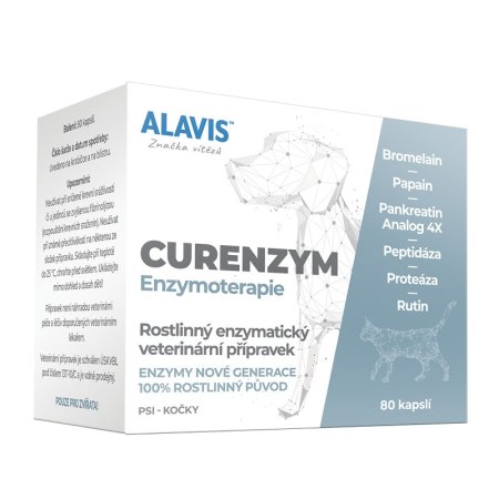 Alavis Enzýmoterapia-Curenzým pre psy a mačky 80cps