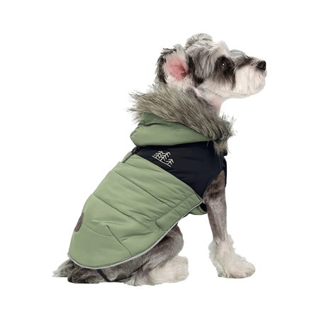 Obleček bunda pro psy ZIMNÍ S POSTR. khaki 60cm Zolux