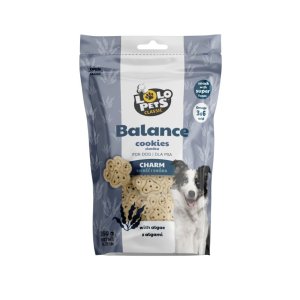 LOLOPets Cookies CHARM, sušenky pro krásnou srst s řasou, 350 g