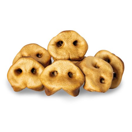 KIDDOG 100% Natural Snack přírodní vepřový rypáček JUMBO XXL popcorn 9 cm (10ks/bal.)