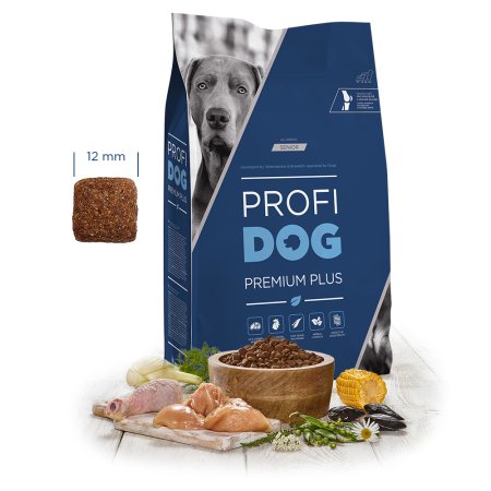 PROFIDOG Premium Plus All Breeds Senior&Light 3 kg (POŠKODENÝ OBAL, váha 2,8 kg)