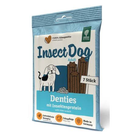 Green Petfood InsectDog Denties 180 g (EXPIRÁCIA 09/2026)