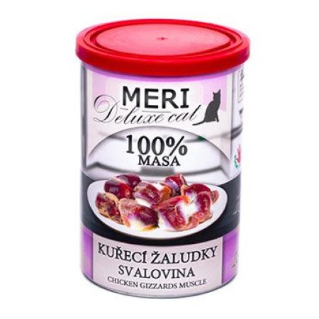 MERI CAT deluxe kuracie žalúdky - svalovina 400g