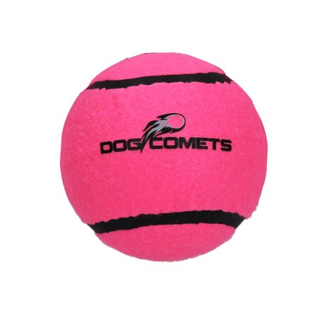 Dog Comets Neutron Star pískací tenisák 1ks růžový 5cm