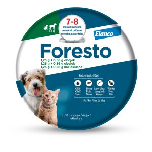 Foresto obojok pre malé psy do 8kg 38cm