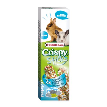 VL Crispy Sticks pre králiky/činčily Byliny 2x70g