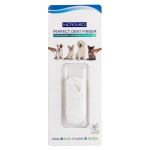 Kefka zubná MICROMED na prst pes/mačka