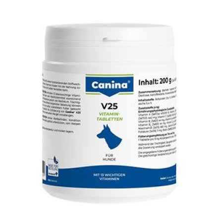 Canina V25 Vitamín Tabs 200g (60tbl.)