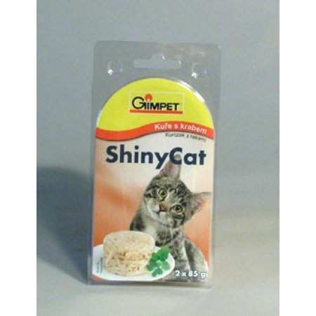 Gimpet mačka konz. ShinyCat kura/krab 2x70g