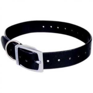 Dogtrácia Plastový obojok 25 mm x 55 cm čierny