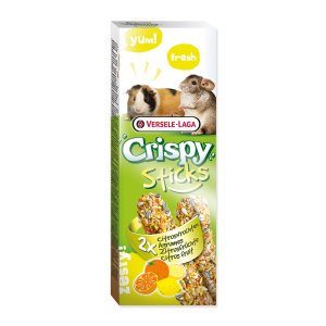 Tyčinky Crispy s ovocím pre morčatá a činčily 110g